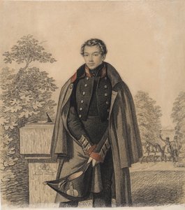 Muotokuva A.W. Raevski, 1820-luvun alku. tekijältä Carl von Hampeln