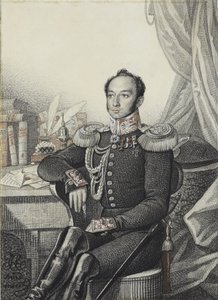 Alexander Ivanovich Germannin muotokuva, 1822.