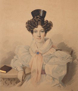 Muotokuva Anna Platonovna Plautinasta 1808-1886, 1830-luku.