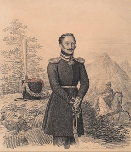 Fjodor Aleksandrovitš Bekovich-Cherkasskyn muotokuva 1791-1833, 1822.