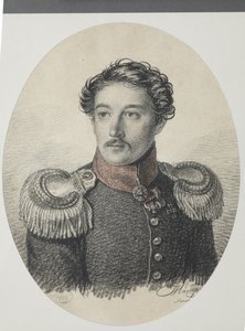 Nikolai Vasiljevitš Khvostovin muotokuva 1793-1837, 1822.
