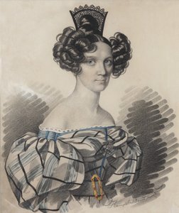 Olga Nikolaevna Talyzinan muotokuva, os. Zubova 1803-1882, 1830-luvun alku.