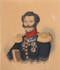 Prinssi Stepan Aleksandrovitš Khilkovin muotokuva 1785-1854, vuoden 1832 jälkeen.