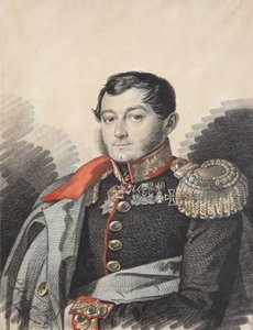 Pjotr Nikolajevitš Jermolovin muotokuva 1787-1844, 1820-luku.