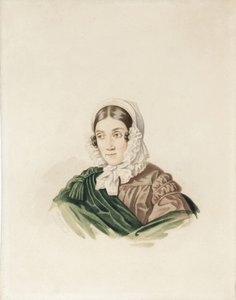 Muotokuva Tatjana Petrovna Lvovasta 1789-1848, os Poltoratskaja, 1830-luku.