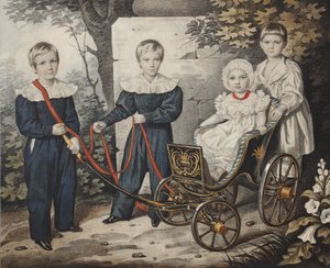 Muotokuva Talyzinin lapsista, 1830-luvun alku. tekijältä Carl von Hampeln