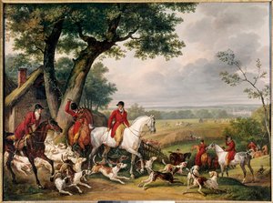 Metsästys Fontainebleaun metsässä Antoine Vernet dit Carlen (1758-1836) maalaus 1824 Gien. Metsästysmuseo - Metsästystä Fontainebleaun metsässä. Antoine Vernet