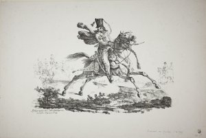 Hussard laukkaa tekijältä Carle Vernet