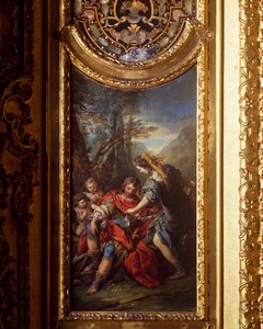 Armada ketjuttaa Ronaldoa, kirjoittanut Carle van Lo (1705-1765), Kuninkaallinen palatsi (Palazzo Riley), Torino, Italia tekijältä Carle van Loo