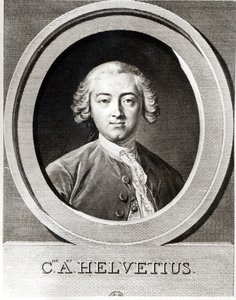 Claude Adrien Helvetiuksen (1715-1771) ranskalaisen filosofin muotokuva tekijältä Carle van Loo