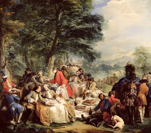 Metsästyslounas, 1737