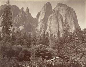 Cathedral Rocks and Spires, n. 1872, painettu n. 1876.