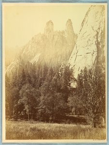 Cathedral Spires, Yosemite tekijältä Carleton E. Watkins