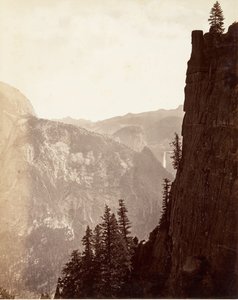 Yosemiten yleinen näkymä, n. 1872, painettu n. 1876.