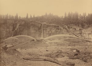Malakoff Diggins, North Bloomfield, Nevada County tekijältä Carleton E. Watkins