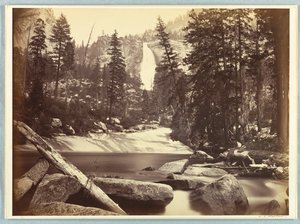 Nevada Fall, Yosemite tekijältä Carleton E. Watkins