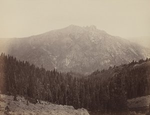 Downeville Butte,1860-luku (kuva) tekijältä Carleton Emmons Watkins