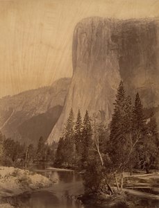 El Capitan, Yosemite, 1865-66. tekijältä Carleton Emmons Watkins