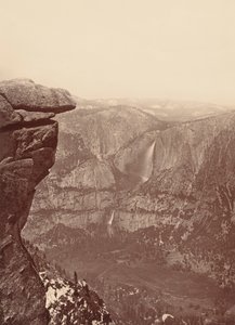Yosemiten putoukset Glacier Pointista,1878-1881 (kuva) tekijältä Carleton Emmons Watkins
