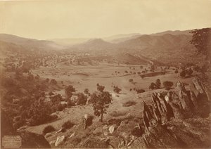 Yleisnäkymä Tehachapin silmukasta, S.P.R.R.R. tekijältä Carleton Watkins
