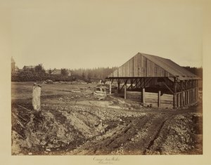 Oswego Iron Works, Willamette-joki tekijältä Carleton Watkins