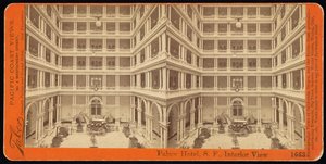 Palace Hotel, S.F., Näköala sisäpihalle
