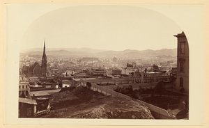 [Näkymä herra Crockerin asunnolta, Cal St. Hill, kaakkoon päin] tekijältä Carleton Watkins