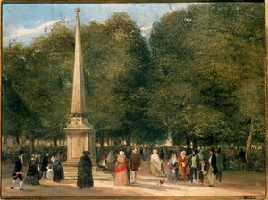 Kukkajuhla San Foca -juhlaan Milanossa 20.4.1845 (öljy kankaalle tekijältä Carlo Jotti