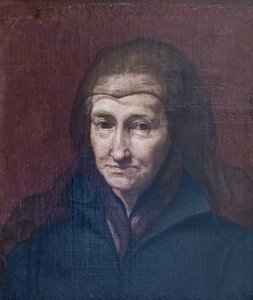 Vanhan naisen muotokuva tekijältä Carlo (follower of) Maratta or Maratti