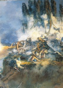 24. kesäkuuta 1859 - Carlo Ademollon maalaama San Martinon taistelu