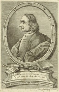 Kuvattu henkilö:  Giuseppe Tartini tekijältä Carlo Calcinotto