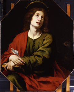 Pyhä Johannes evankelista tekijältä Carlo Dolci