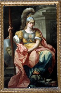 Allegoria tasavallan kolmestatoista arvosta: sankarillisuus (Maalaus, vuoden 1783 jälkeen)