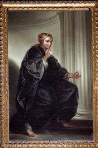Allegoria tasavallan kolmestatoista arvosta: salaisuus (Maalaus, vuoden 1783 jälkeen)