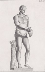 Miesurheilijan patsas, 1734