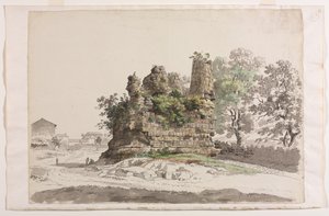 Niin kutsuttu Curiatii-veljesten hauta Albanossa, Madonnan kirkon kanssa..., n. 177