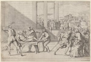 Pyhän Andreaksen marttyyrikuolema tekijältä Carlo Maratta after Domenichino