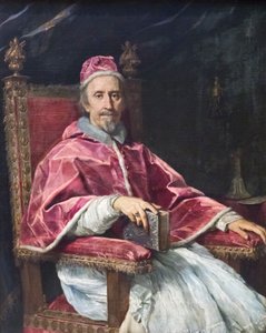 Retrato de Clemente IXfinlandês tekijältä Carlo Maratta or Maratti