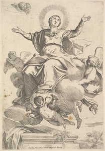 Neitsyt taivaaseenastuminen. tekijältä Carlo Maratta or Maratti