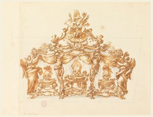 Reliquary kolmeen pääkalloon tekijältä Carlo Marchionni