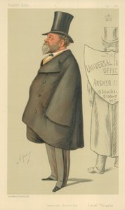 Lord Truro, Universal Knowledge, 1. tammikuuta 1887, Vanity Fair -sarjakuva tekijältä Carlo Pellegrini