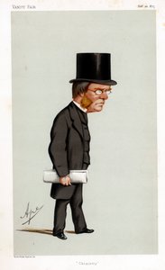 Lyon Playfair, skotlantilainen kemisti, poliitikko ja hallintovirkamies, 1875 tekijältä Carlo Pellegrini