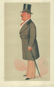 Mr George Augustus Sala, Journalismi, 25. syyskuuta 1875, Vanity Fair -sarjakuva tekijältä Carlo Pellegrini