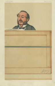 Herra Ira D Sankey, Ylistys ja rukous, 10. huhtikuuta 1875, Vanity Fair -sarjakuva tekijältä Carlo Pellegrini