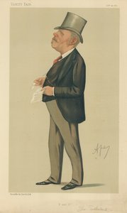 Mr Thomas Sutherland, P und O, 22. lokakuuta 1887, Vanity Fair -sarjakuva tekijältä Carlo Pellegrini