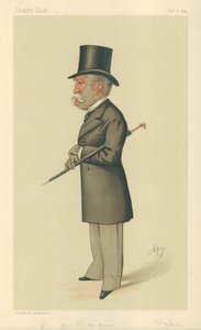 Sir Charles Lennox Wyke, The Baron, 9. helmikuuta 1884, Vanity Fair -sarjakuva tekijältä Carlo Pellegrini