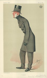 The Earl of Stradbroke, Suffolk, 31. heinäkuuta 1875, Vanity Fair -sarjakuva tekijältä Carlo Pellegrini
