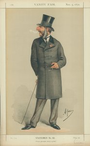 The Hon J C Vivian, Aina miellyttävä aina nerokas, 5. marraskuuta 1870, Vanity Fair -sarjakuva tekijältä Carlo Pellegrini