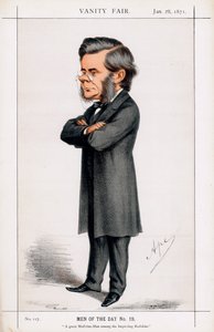 Thomas Henry Huxley, brittiläinen biologi, 1871 tekijältä Carlo Pellegrini
