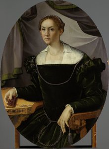 Naisen muotokuva tekijältä Carlo Portelli (attributed to)